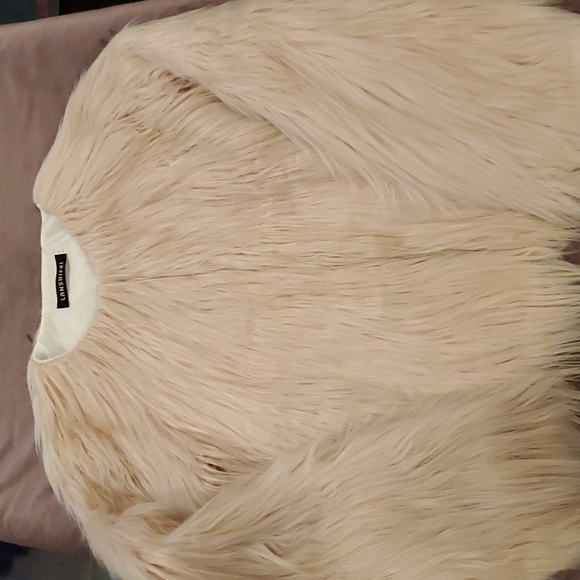 LANSHIFEI Rose Faux Fur Jacket S XXXL - Picture 3 of 6